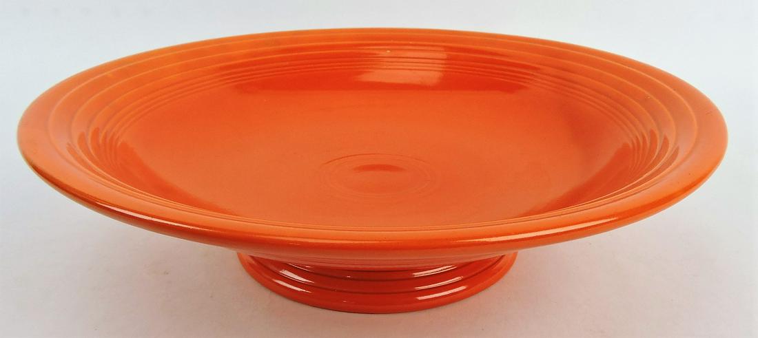 Fiesta 12" fruit compote, red, minor (1 of 1)