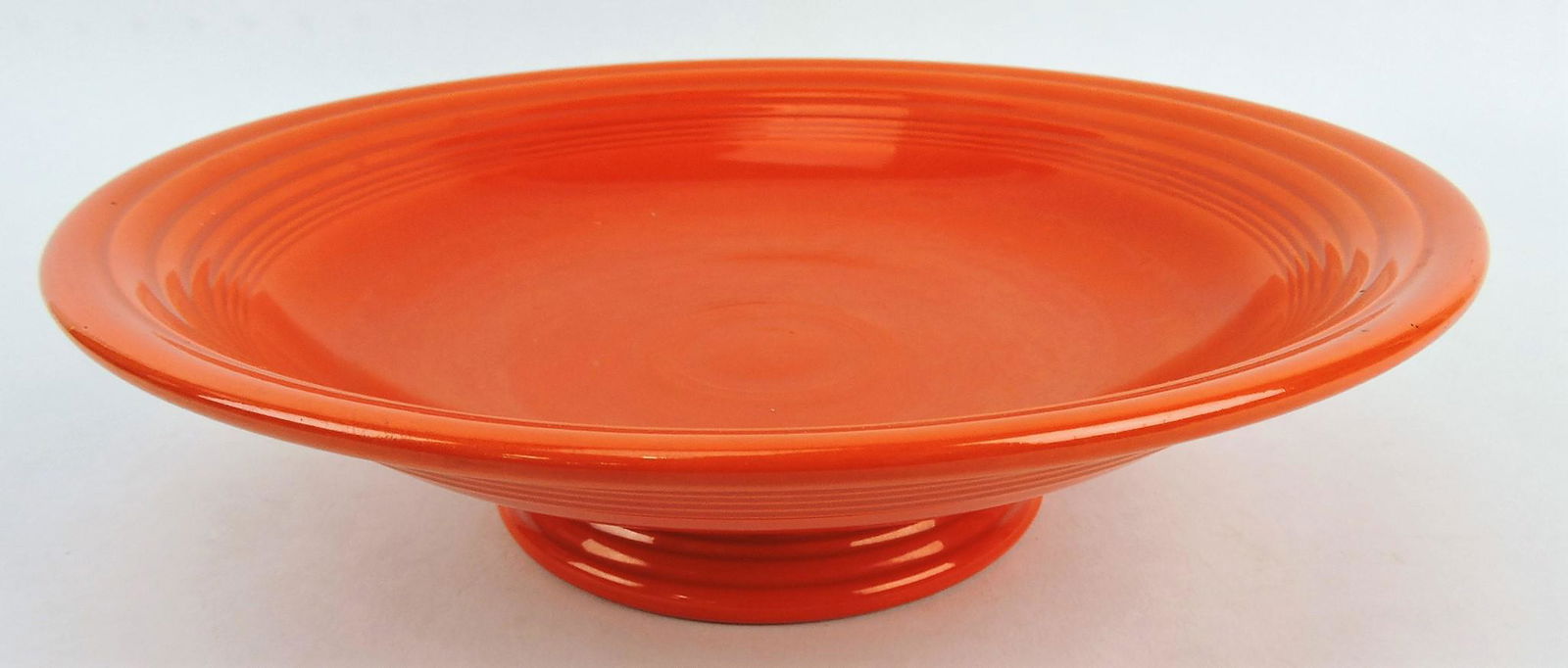 Fiesta 12" fruit compote, red, minor (1 of 1)