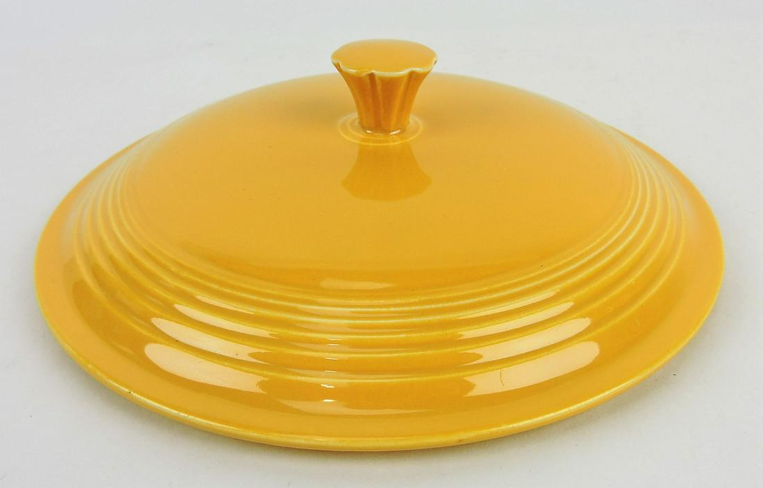 Fiesta casserole lid, yellow (1 of 1)