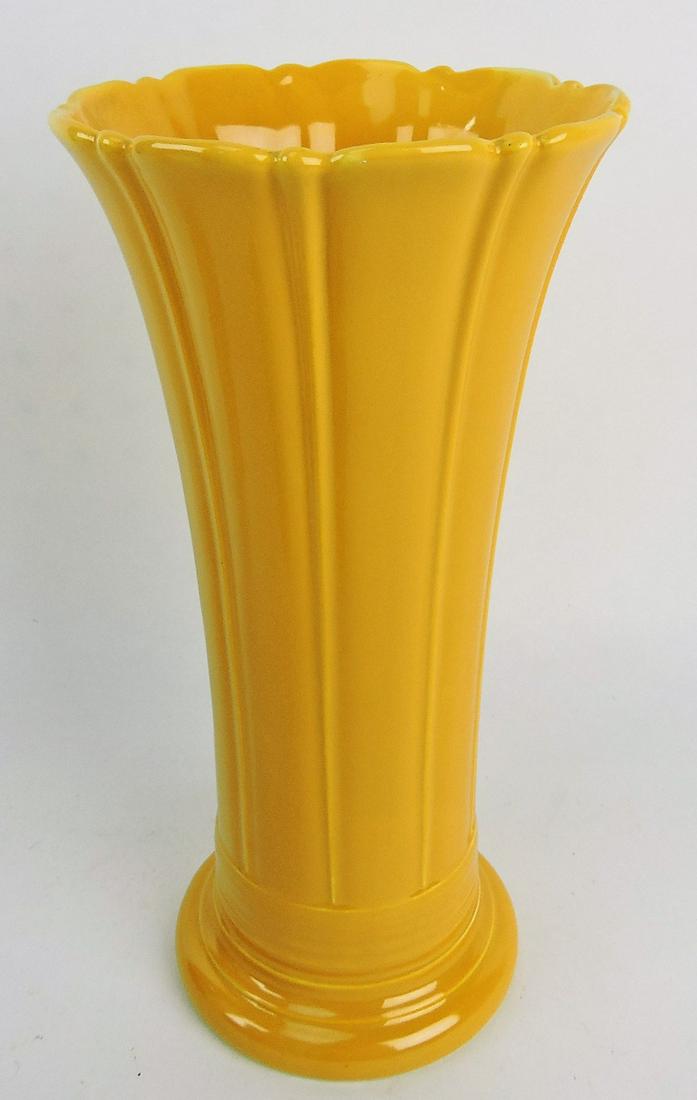 Fiesta 12" flower vase, yellow (1 of 1)