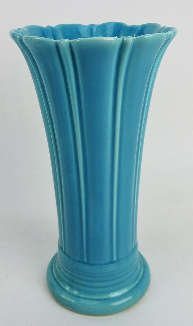 Fiesta 10" flower vase, turquoise (1 of 1)