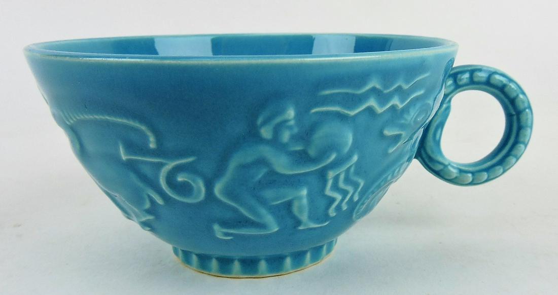 Fiesta World's Fair turquoise Zodiac: cup