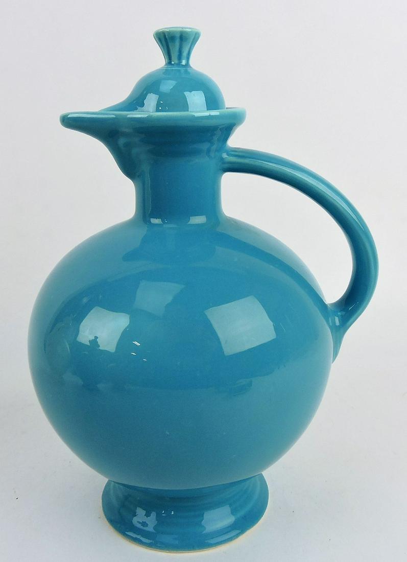 Fiesta water carafe, turquoise (1 of 1)