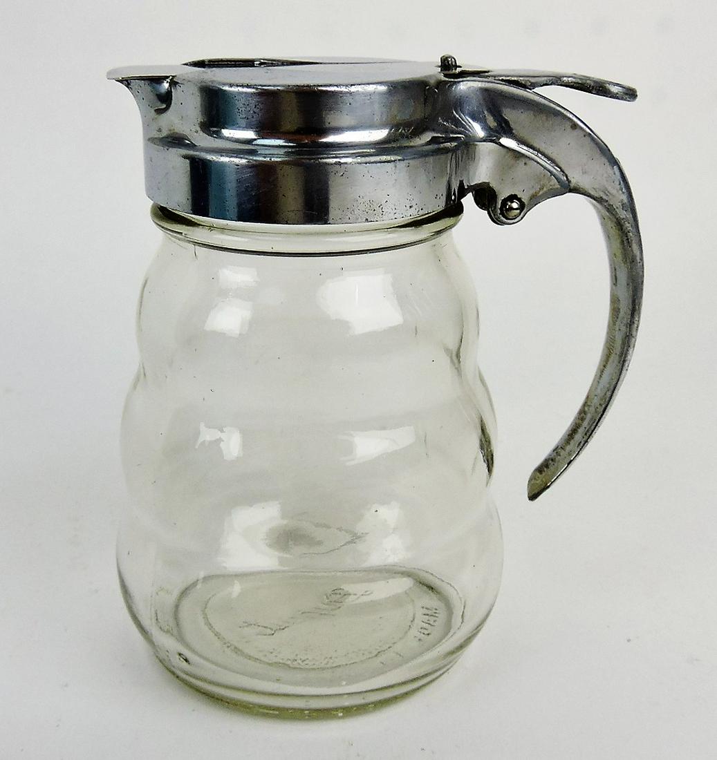 Dripcut glass syrup pitcher (1 of 1)