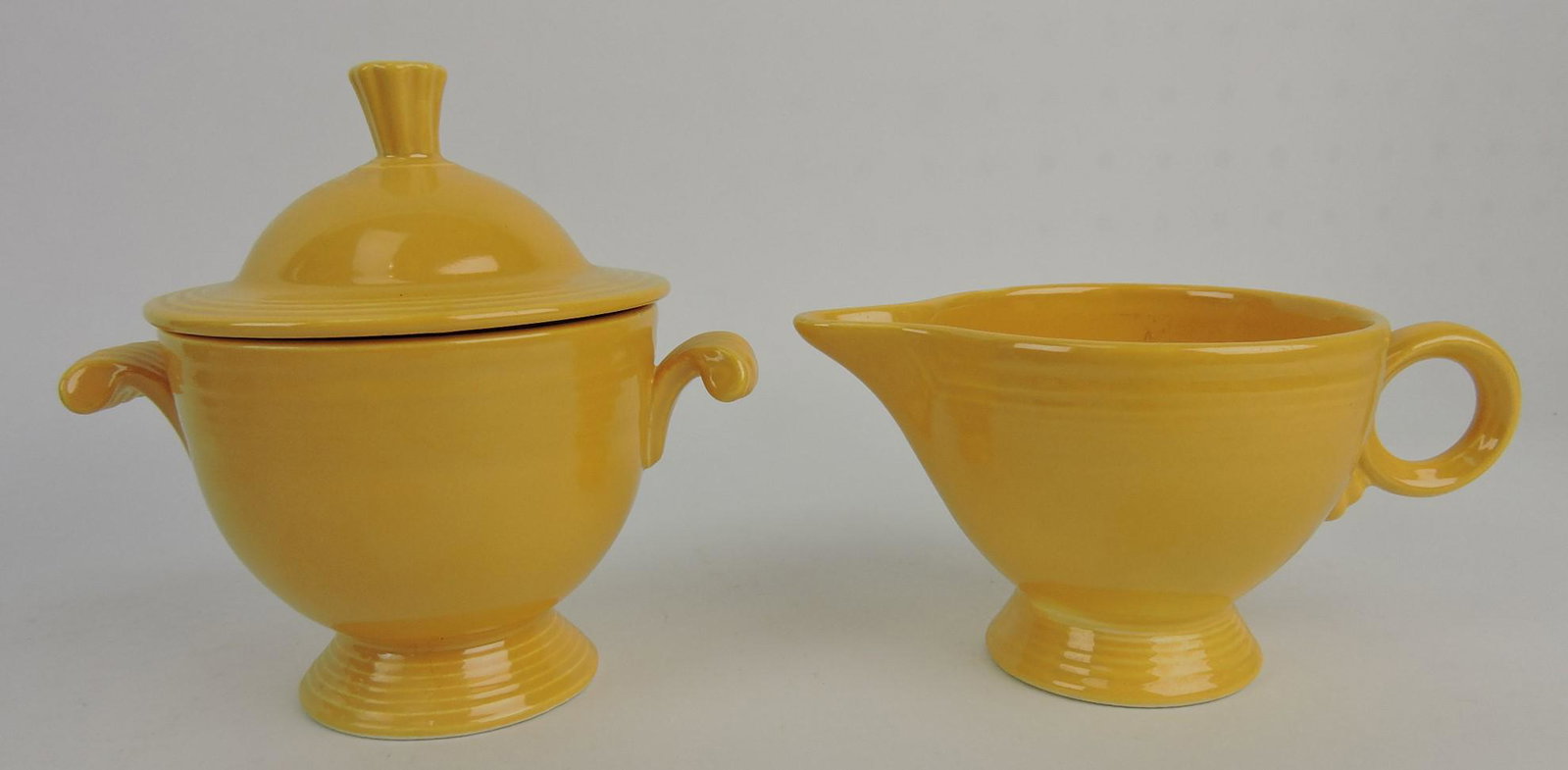 Fiesta cream & sugar, yellow: .