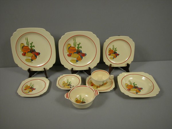 Fiesta Mexicana 9 piece place setting, 9 1/2",