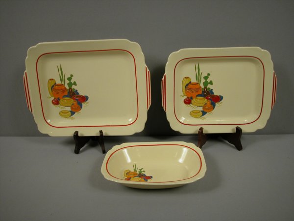 Fiesta Mexicana group - 13 1/2" platter, 12" p