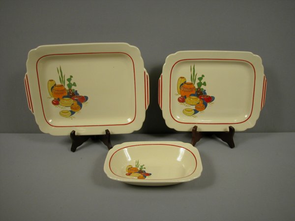 Fiesta Mexicana group - 13 1/2" platter, 12" p