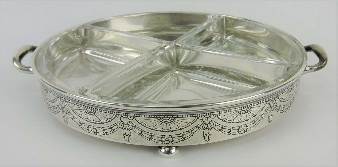 Tiffany & Co sterling silver relish tray (1 of 2)