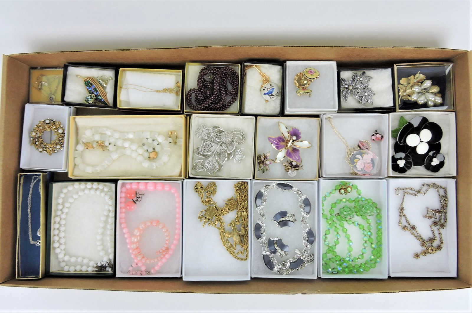 Jewelry tray of bracelets, necklaces, (1 of 1)