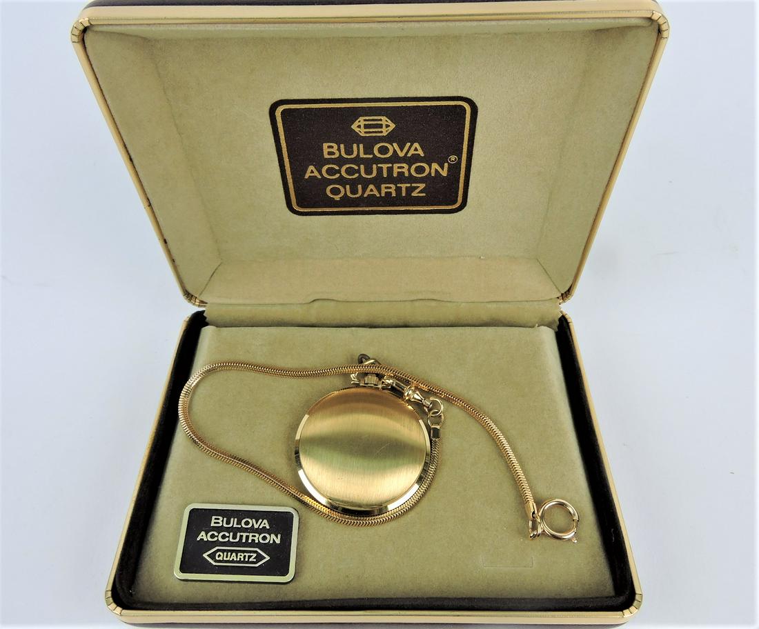 Bulova accutron online quartz pocket watch