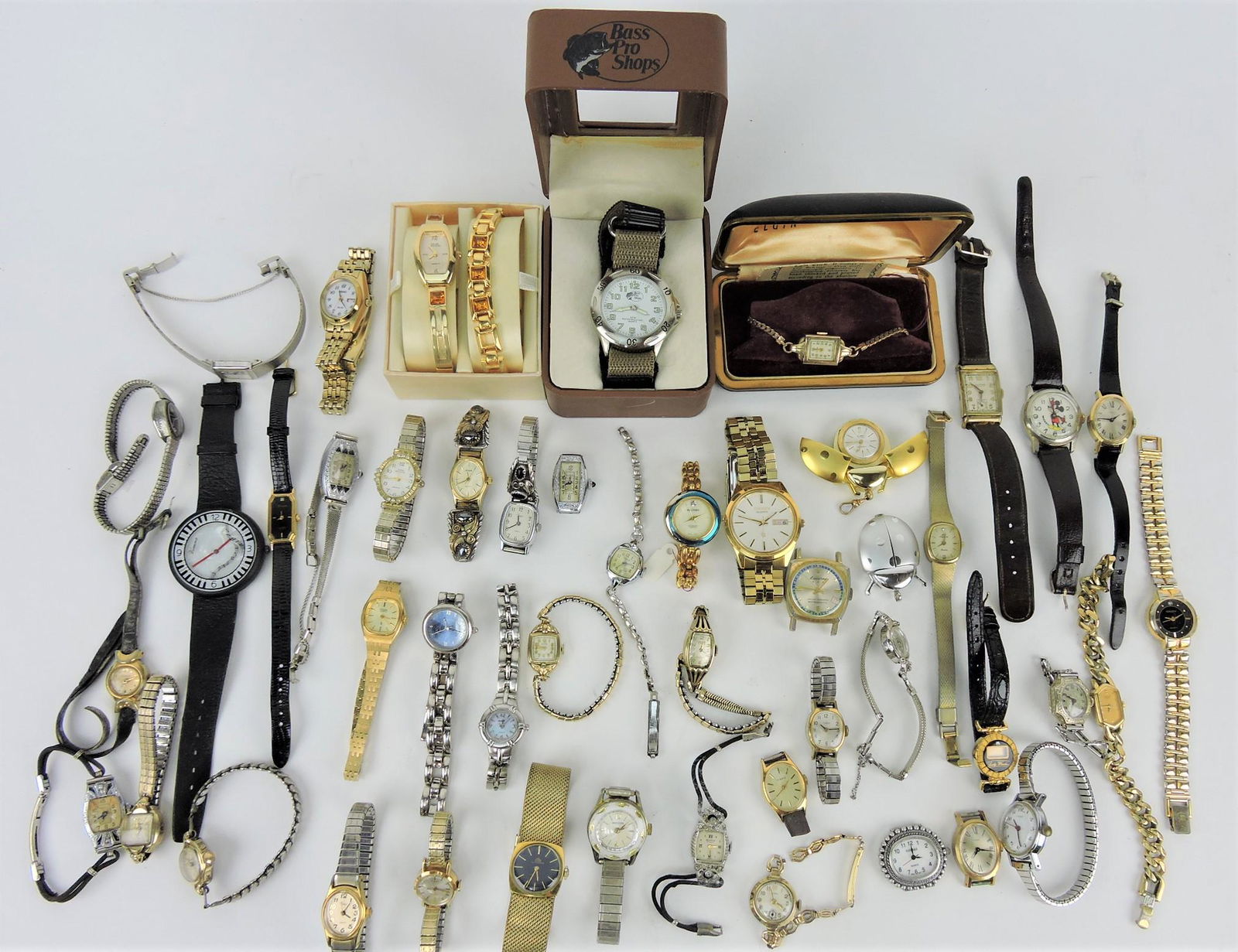 Large lot of 48 wrist watches, men's (1 of 1)