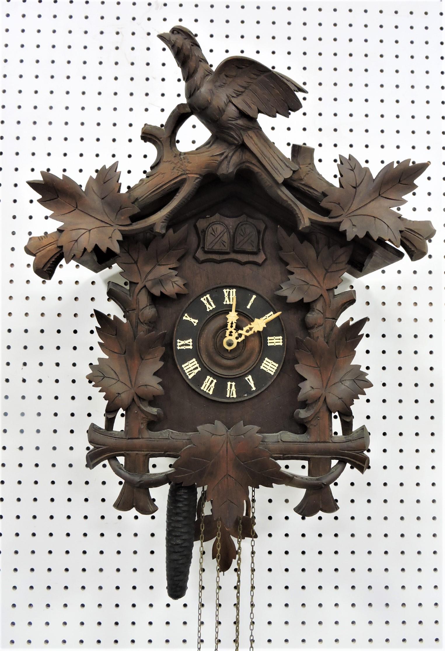 German cuckoo/quail wall clock (1 of 1)