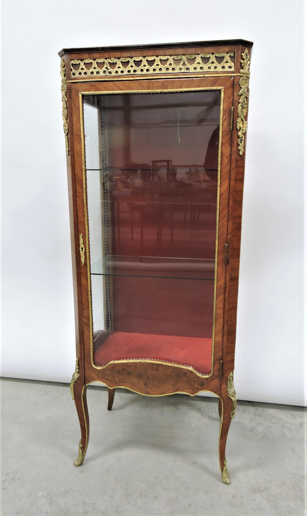 French vitrine curio cabinet with (1 of 1)