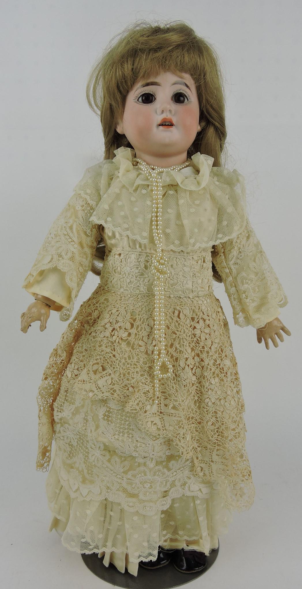A & M 1894 German bisque doll, (1 of 1)