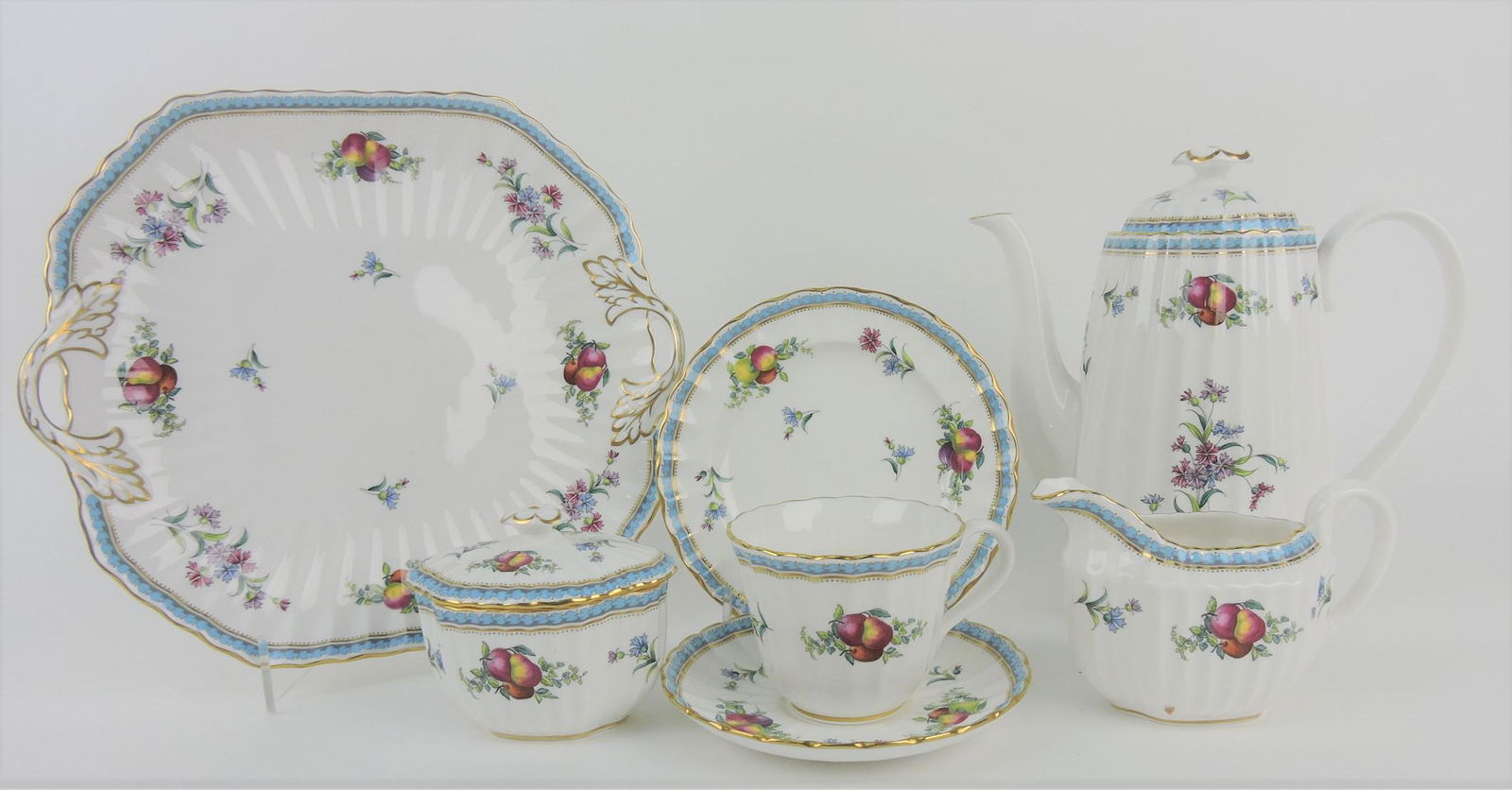 Spode "Trapnell Sprays" dessert set (1 of 3)