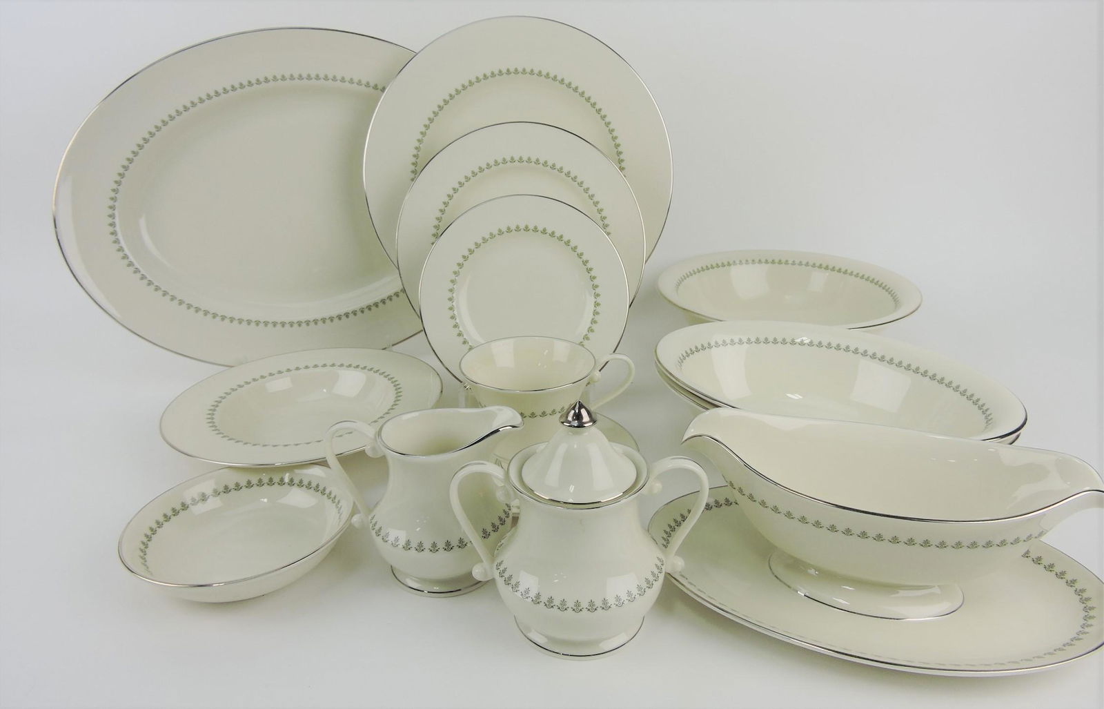 Pickard "Greenbriar" set of china - (1 of 3)