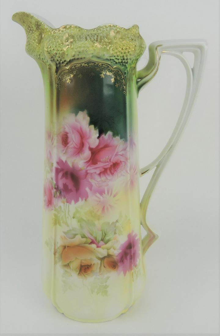 R.S. Prussia porcelain tankard with (1 of 1)