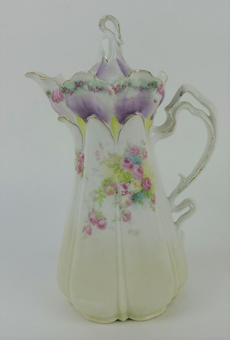 R.S. Prussia (unmarked) floral chocoate (1 of 1)