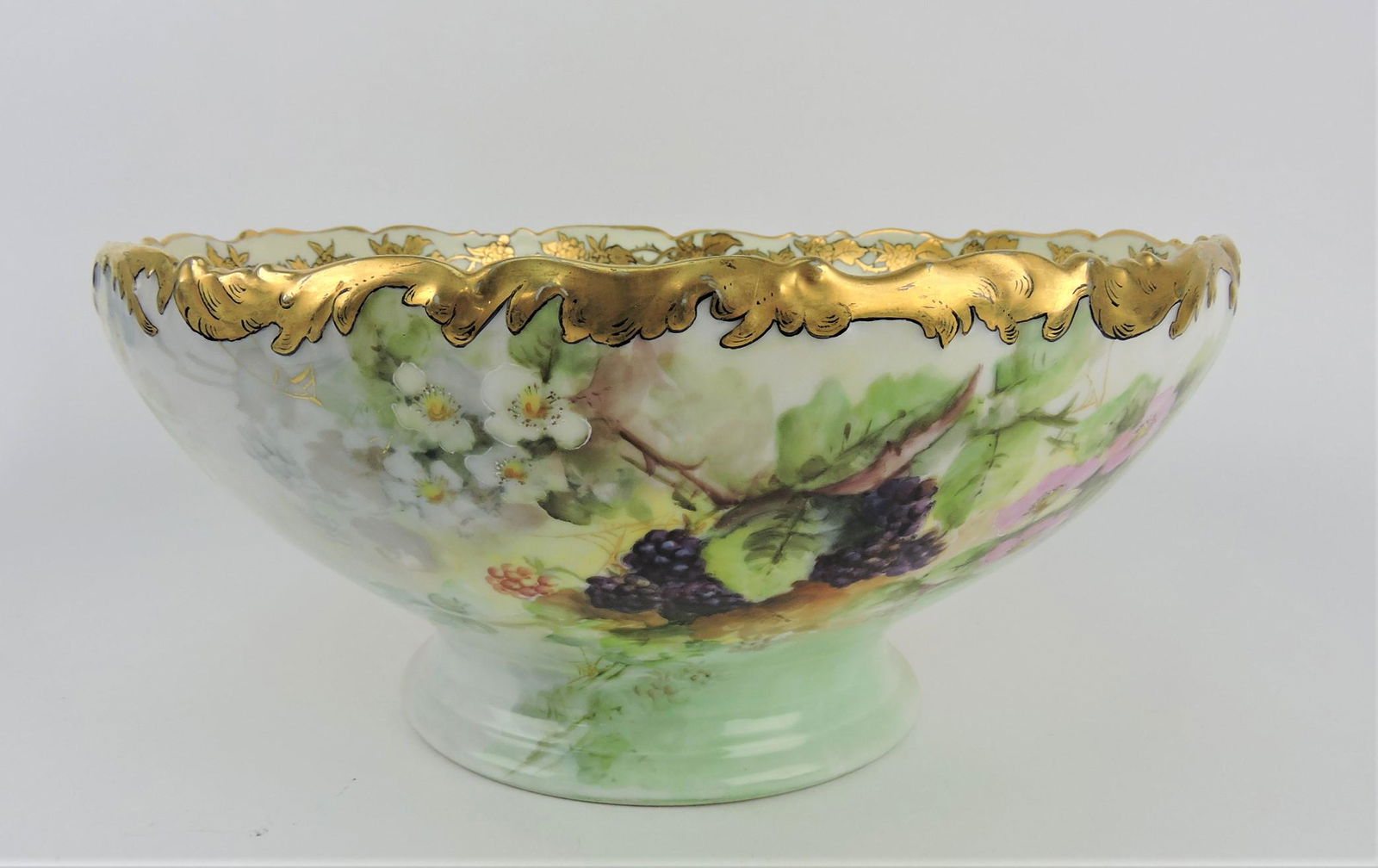 Limoges large hand painted punch (1 of 2)