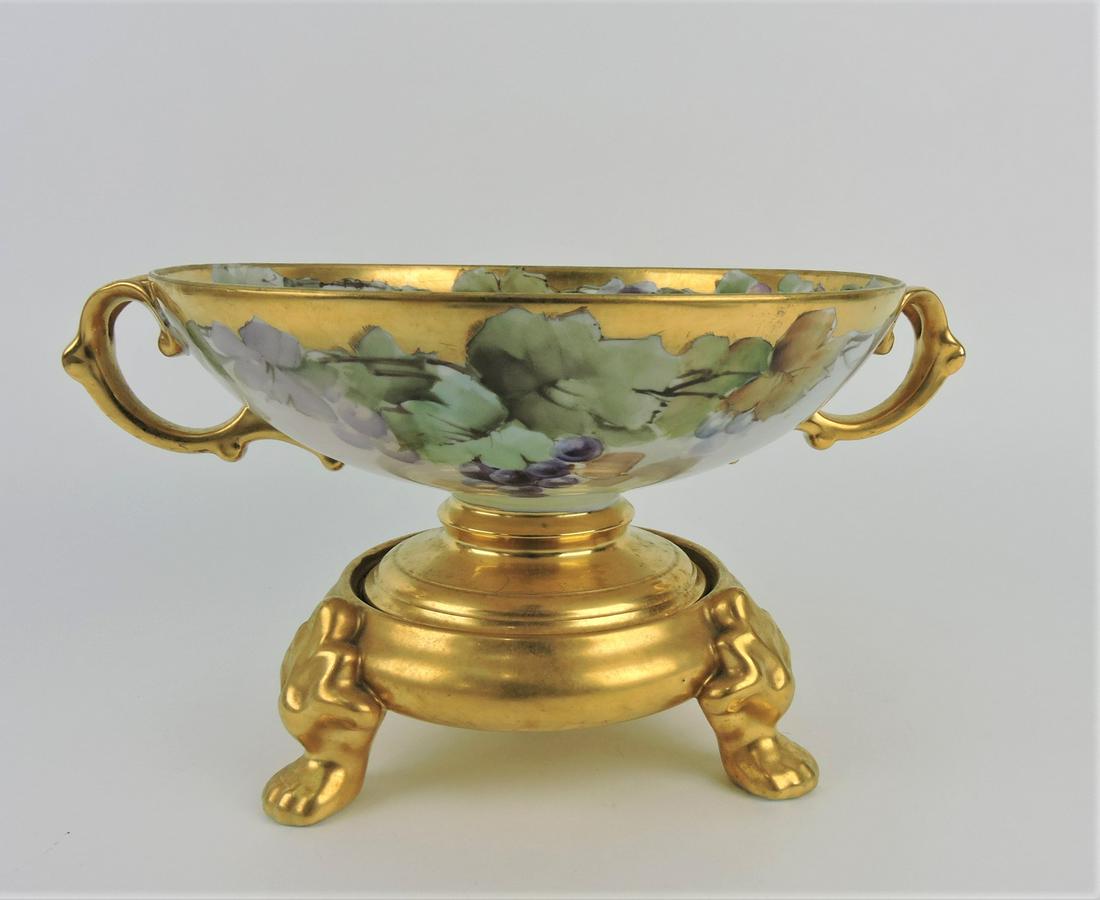 Nippon hand painted fruit compote and (1 of 2)