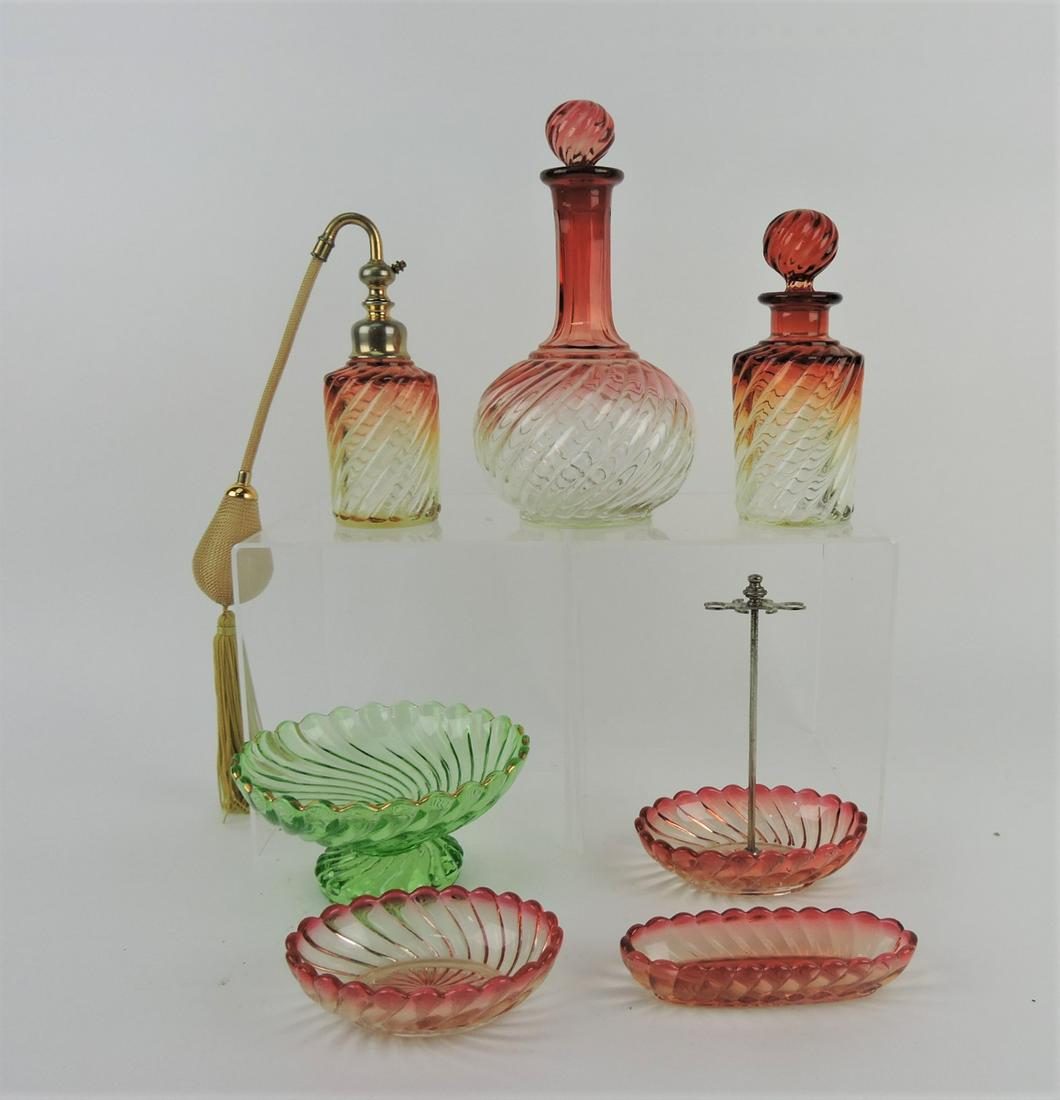 Baccarat lot of 7 dresser items (1 of 1)