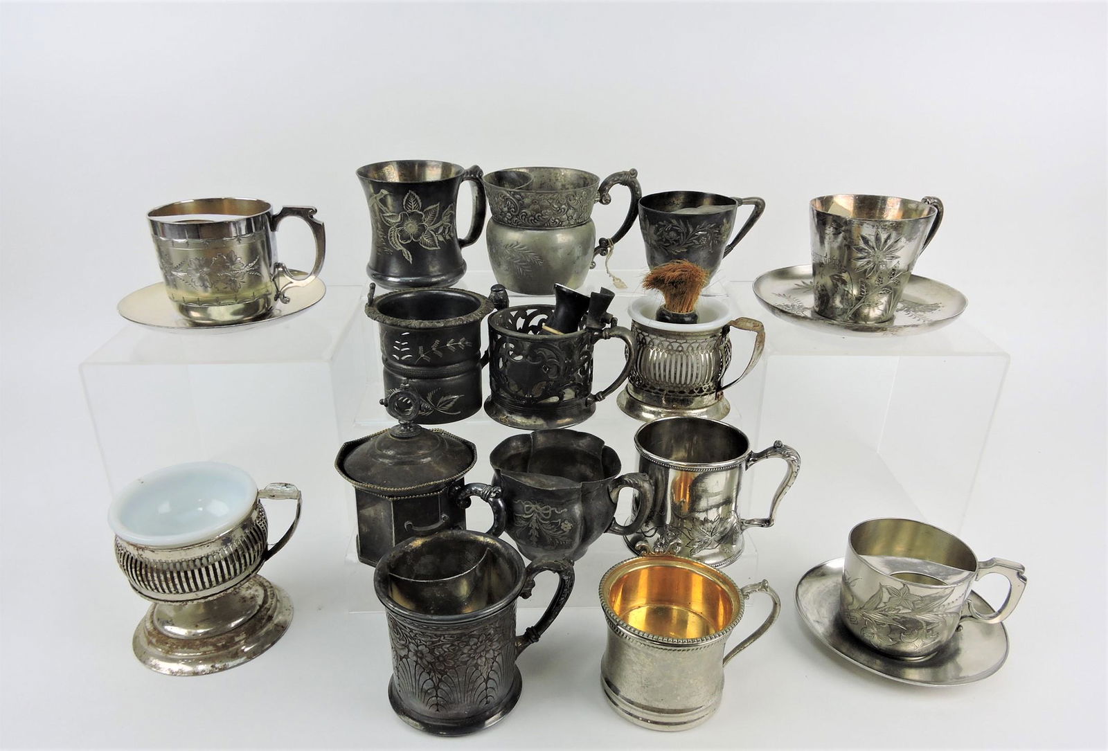 Shaving mug and mustache cup lot of (1 of 1)