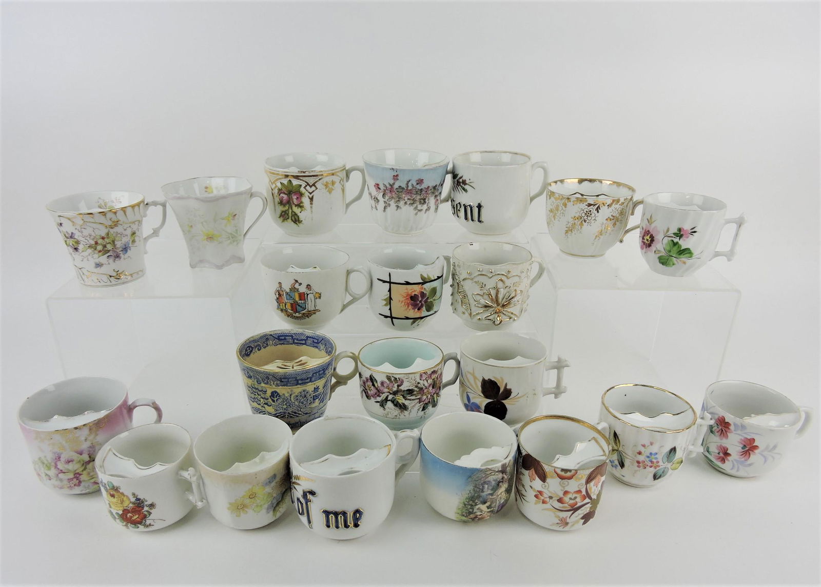 Shaving mug and mustache cup lot of (1 of 1)