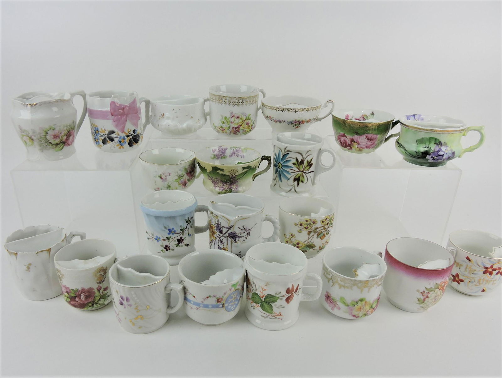 Shaving mug and mustache cup lot of (1 of 1)