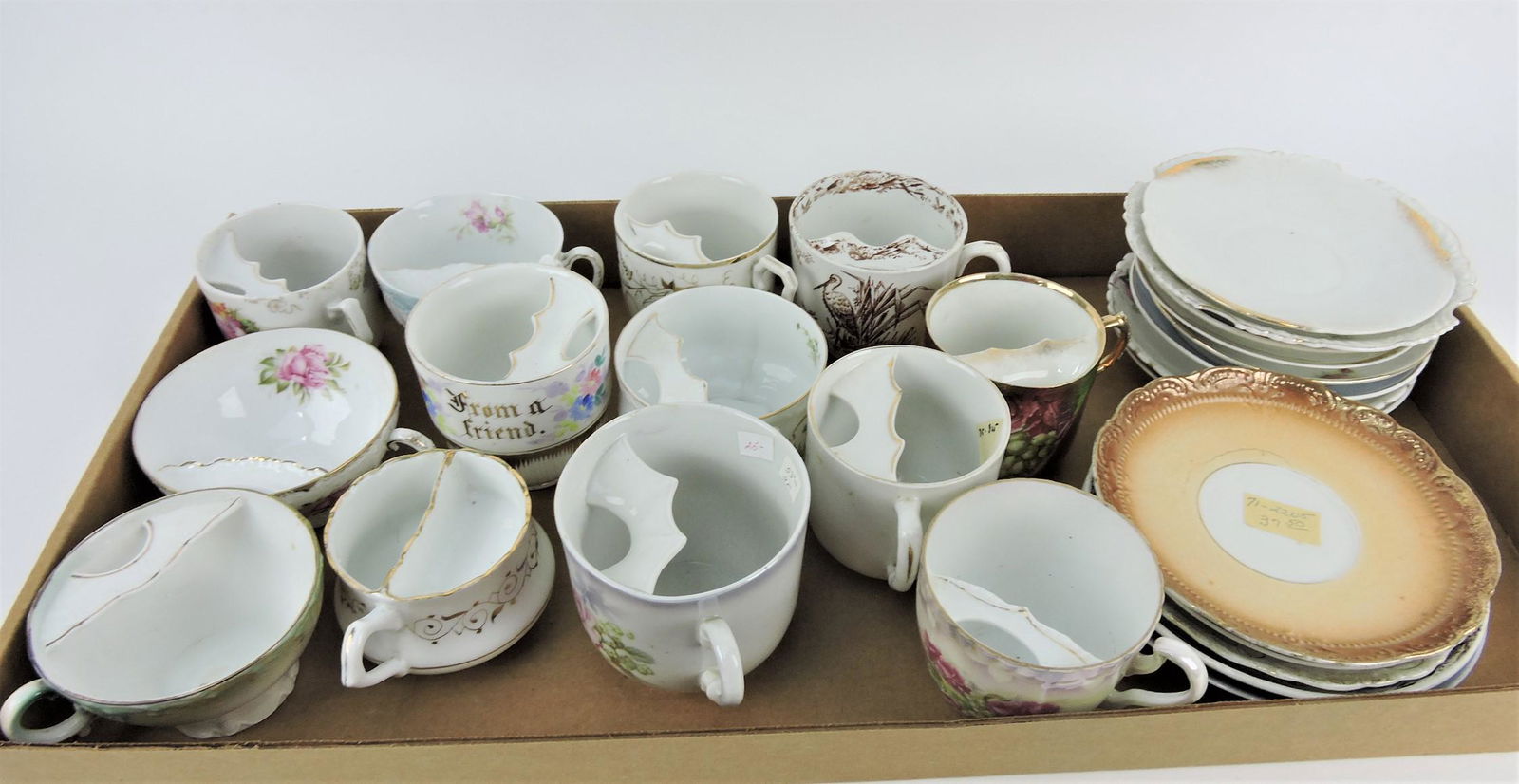 Shaving mug and mustache cup lot of (1 of 1)