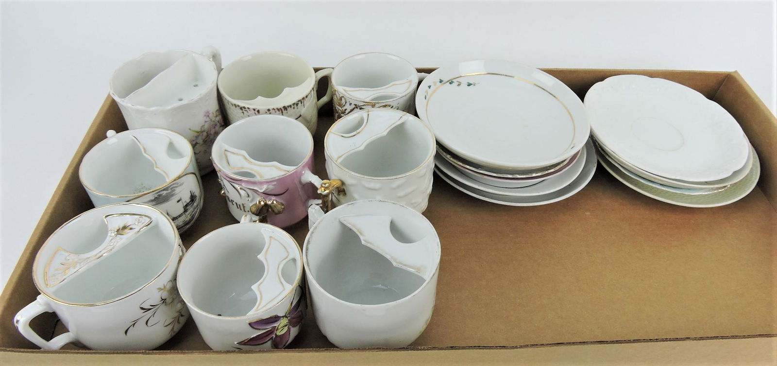 Shaving mug and mustache cup lot of (1 of 1)