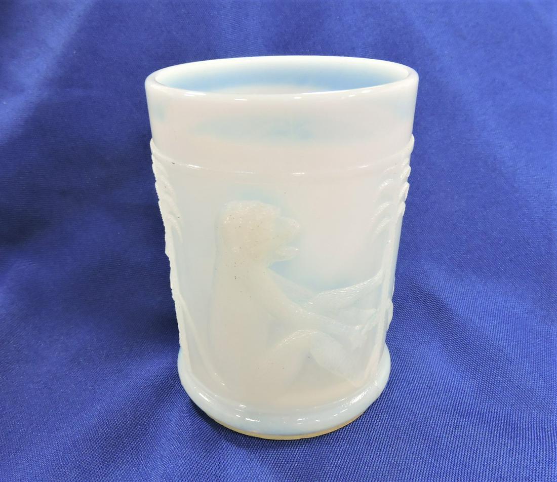 Rare opalene monkey tumbler: .