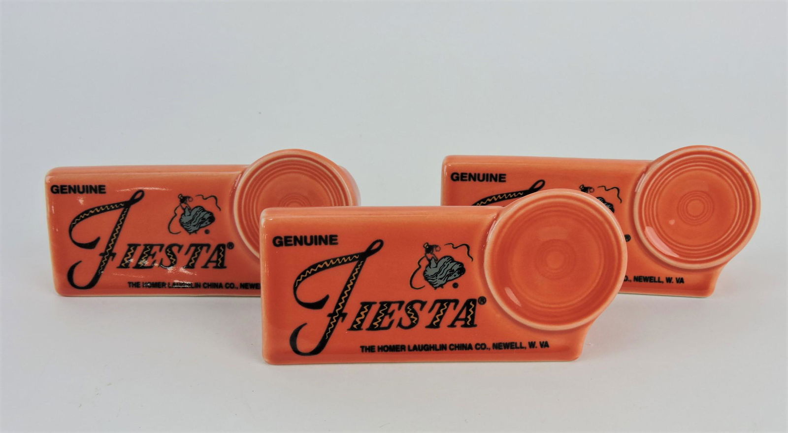 Fiesta Post 86 lot of 3 persimmon (1 of 1)