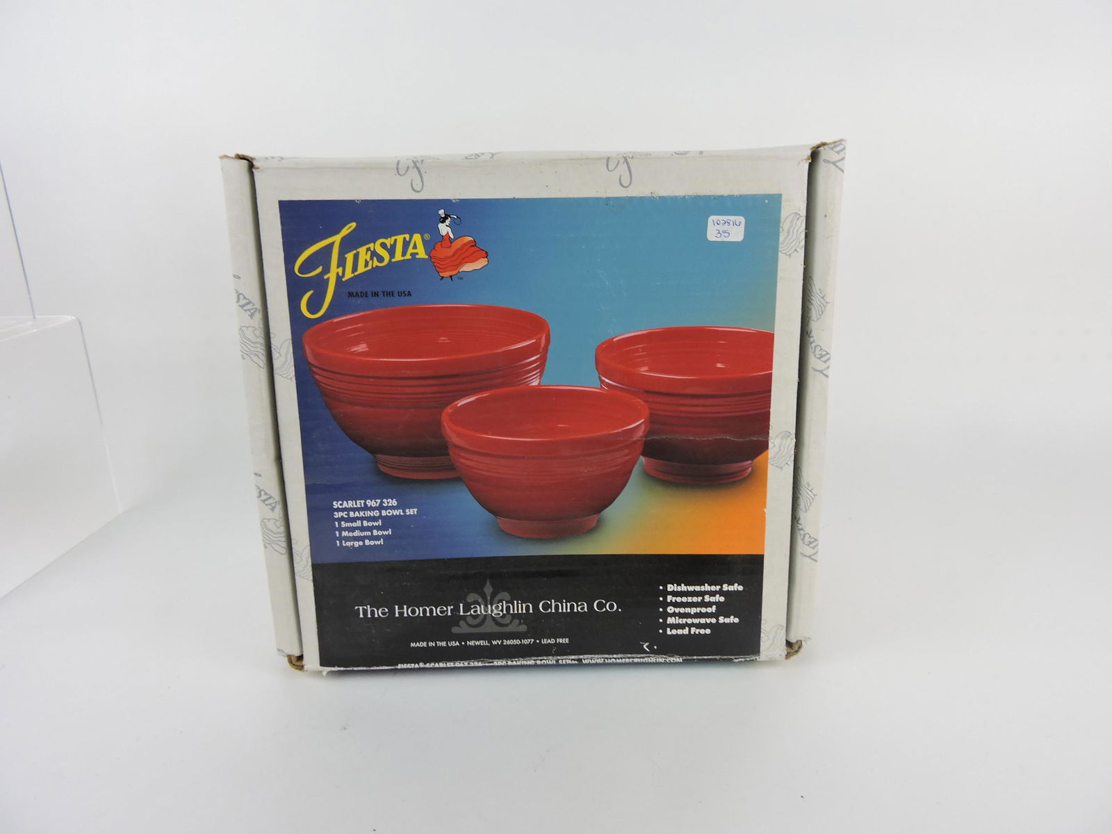 Fiesta Post 86 scarlet 3 piece (1 of 1)