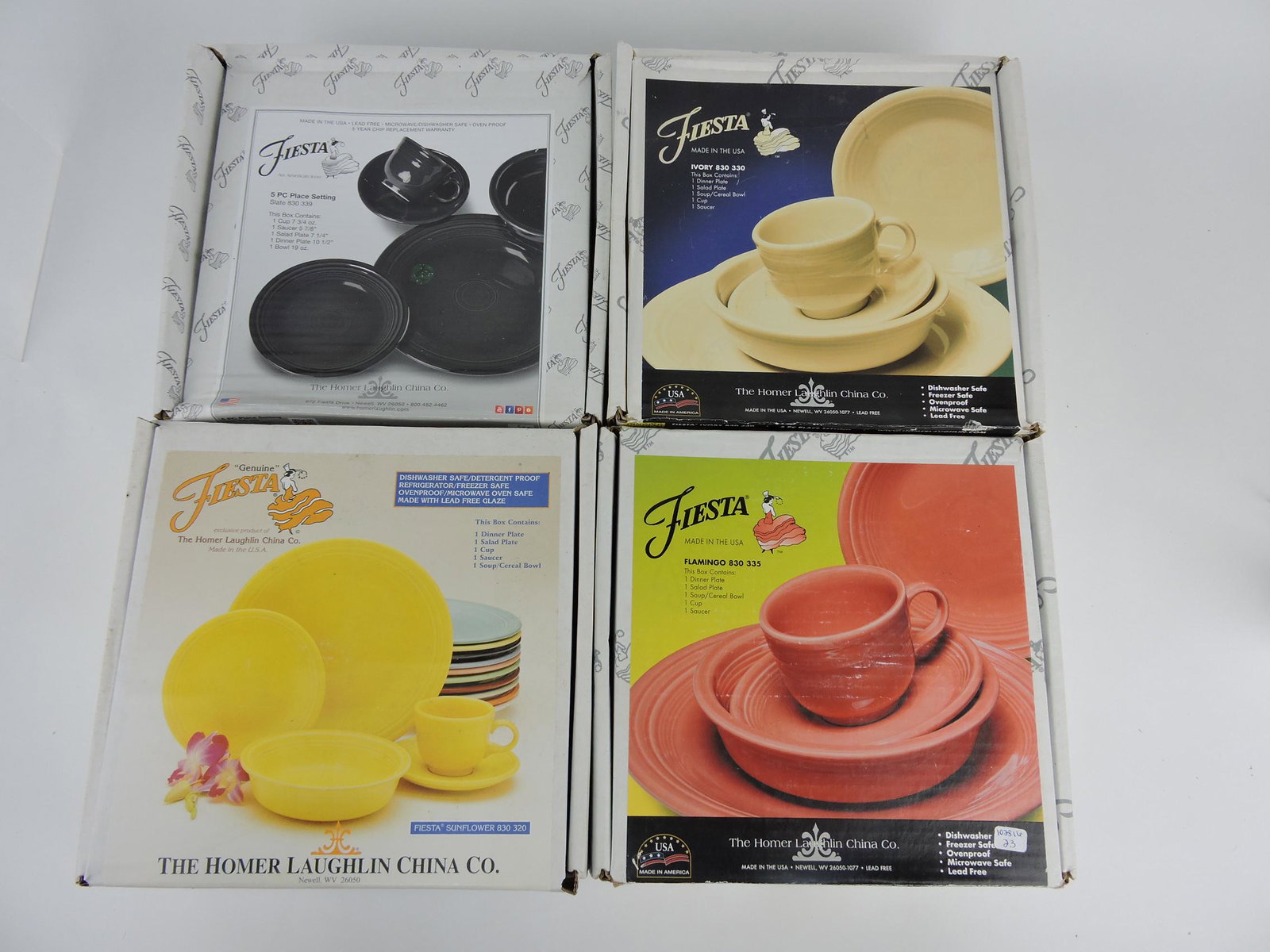 Fiesta Post 86 lot of 4 - 5 pc place (1 of 1)