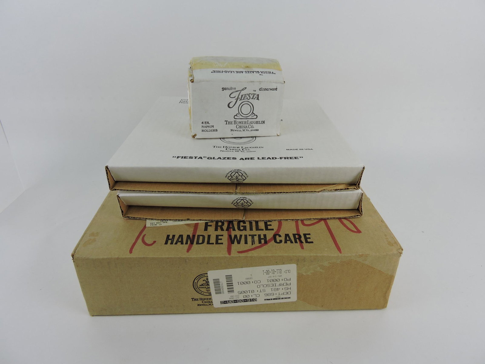 Fiesta Post 86 apricot lot of 4 pieces - (1 of 1)