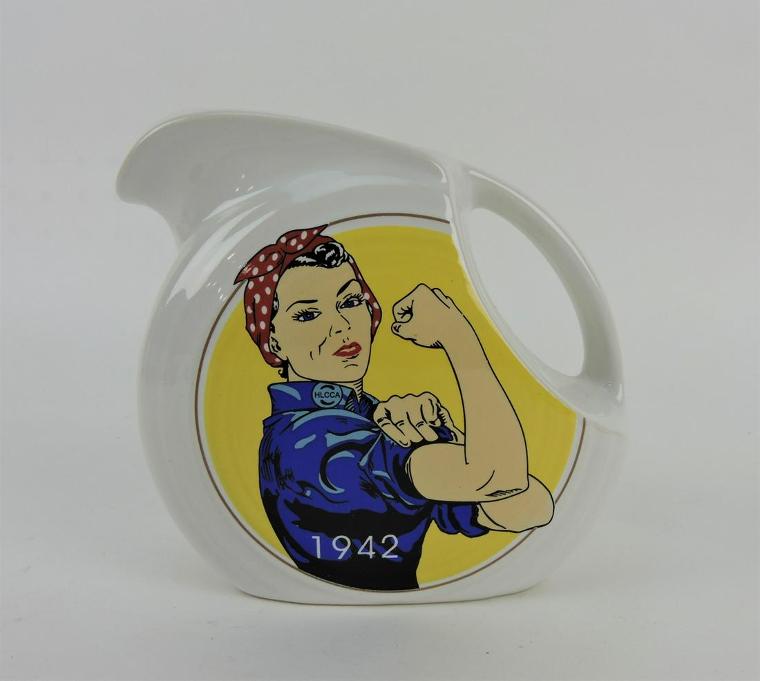 Fiesta Post 86 disc juice pitcher 1942 (1 of 1)