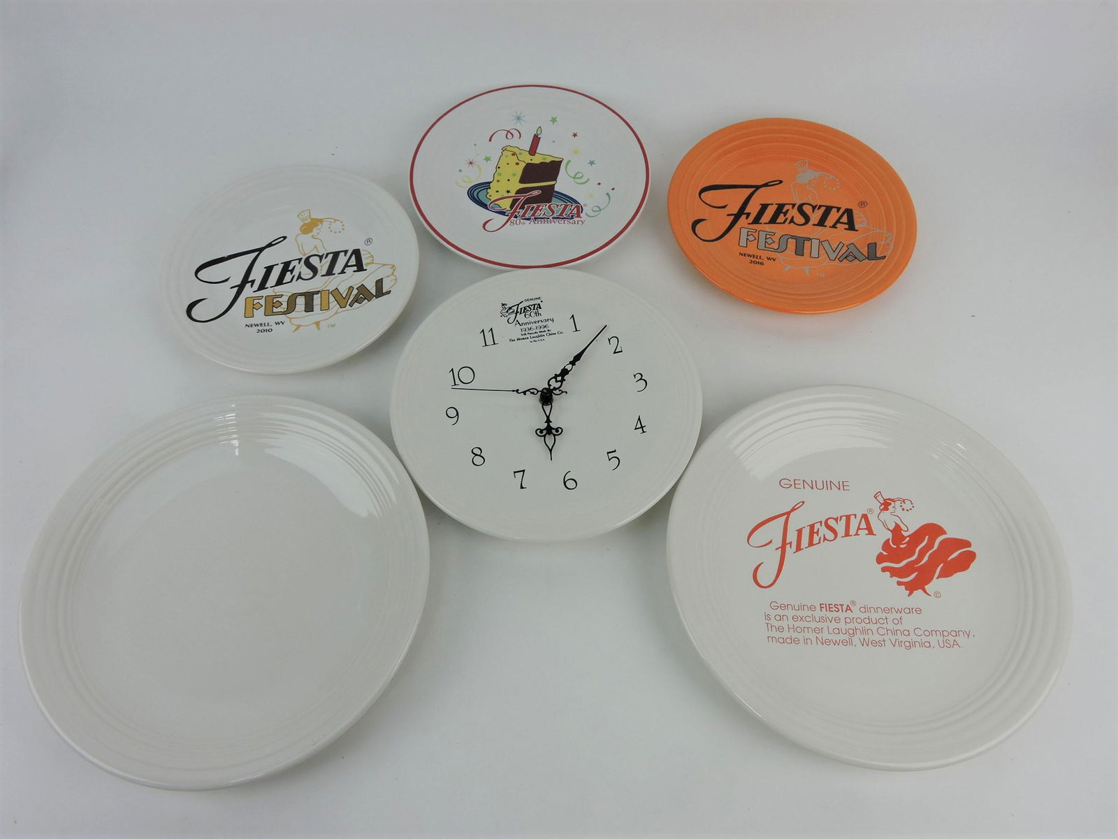 Fiesta Post 86 lot of 5 plates and (1 of 1)