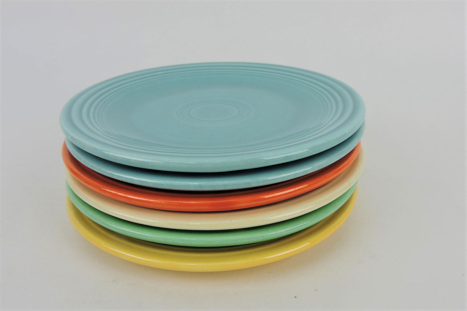 Fiesta 6" plate group, 6 mixed colors (1 of 1)