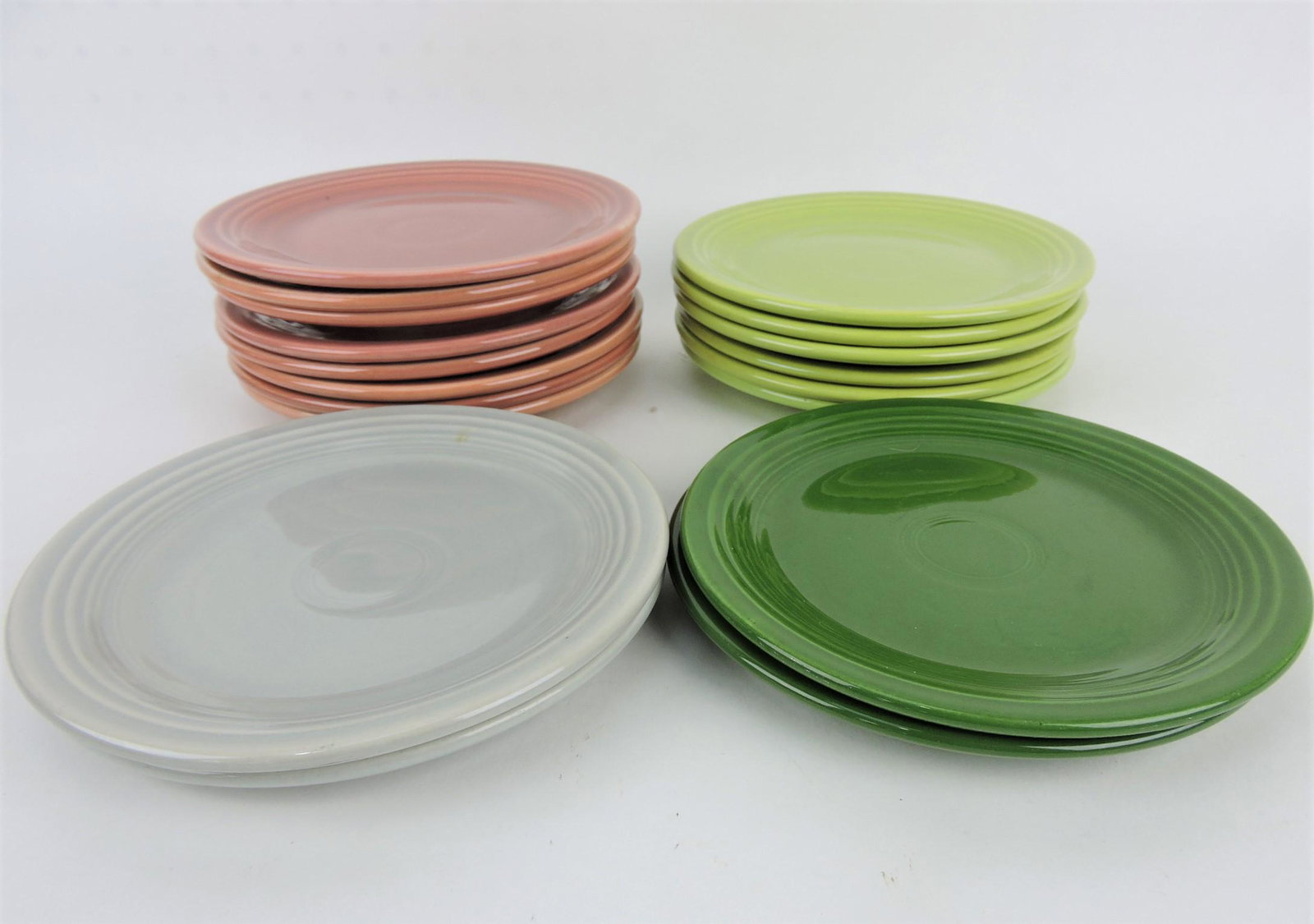 Fiesta 7" plate group, 18 - 50's colors: .