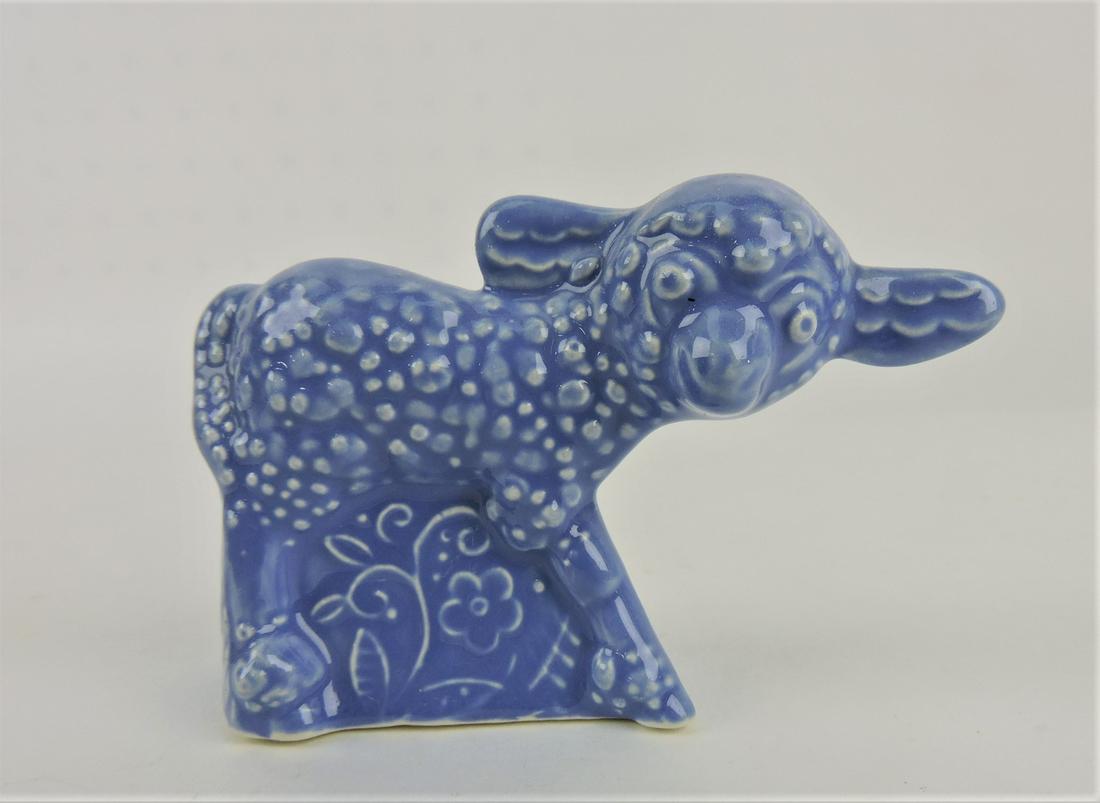 Fiesta Harlequin animal - lamb, mauve (1 of 1)