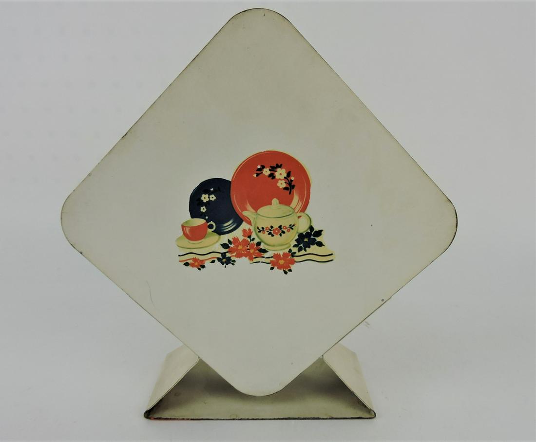 Fiesta metal go-along napkin: holder