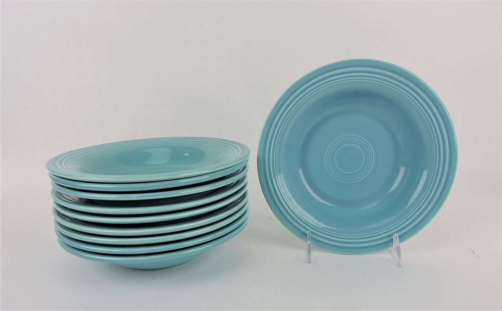 Fiesta deep plate group of 10, (1 of 1)