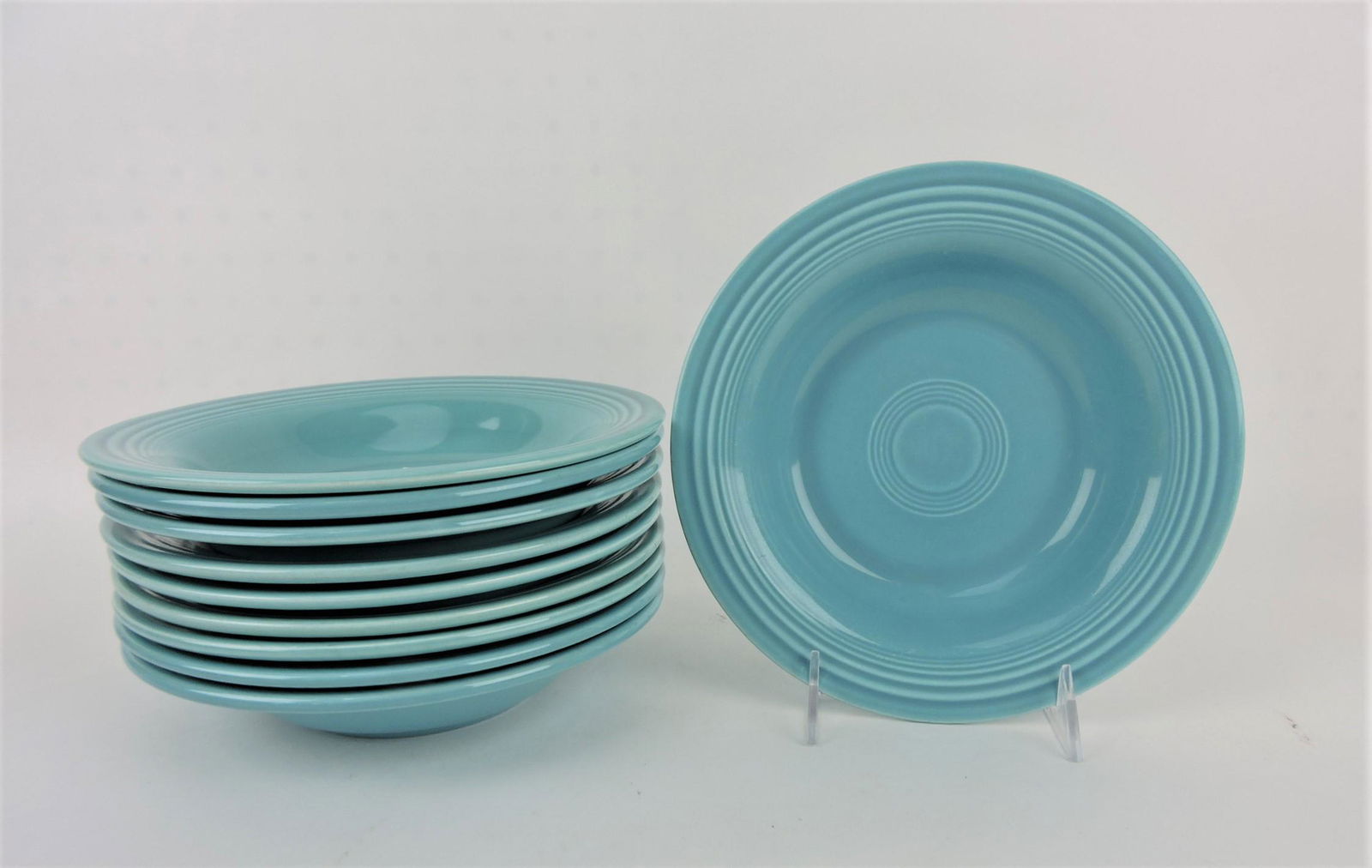 Fiesta deep plate group of 10, (1 of 1)