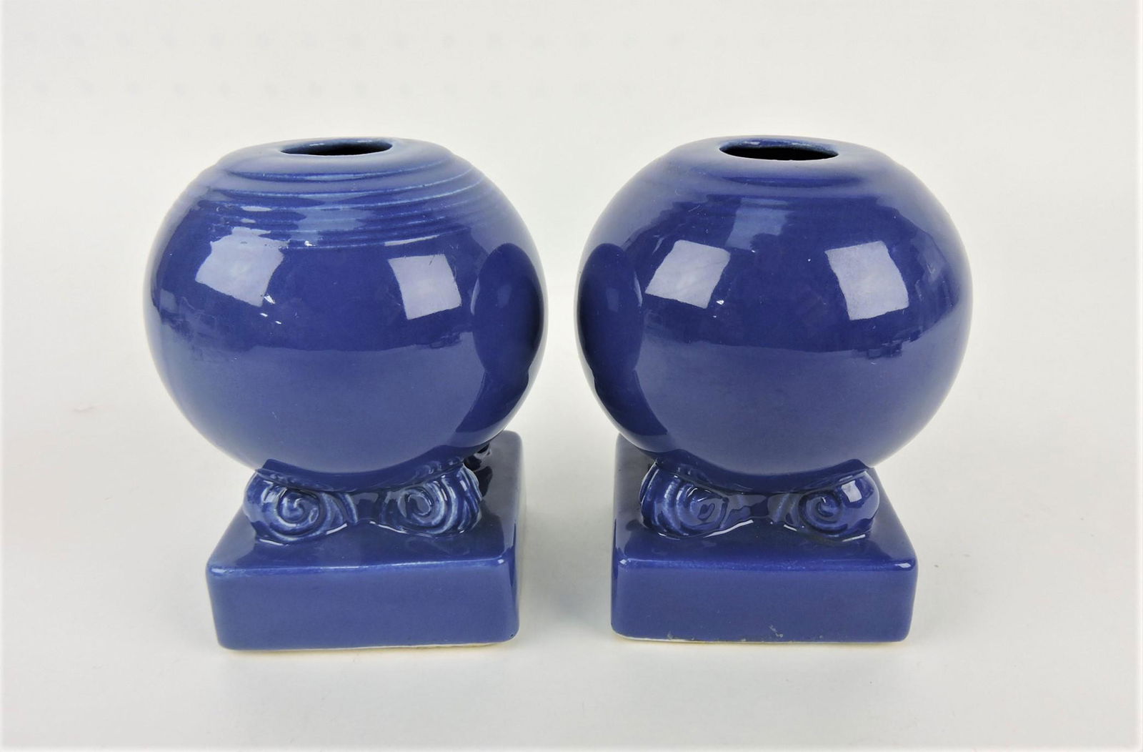 Fiesta pair of bulb candle holders, (1 of 1)