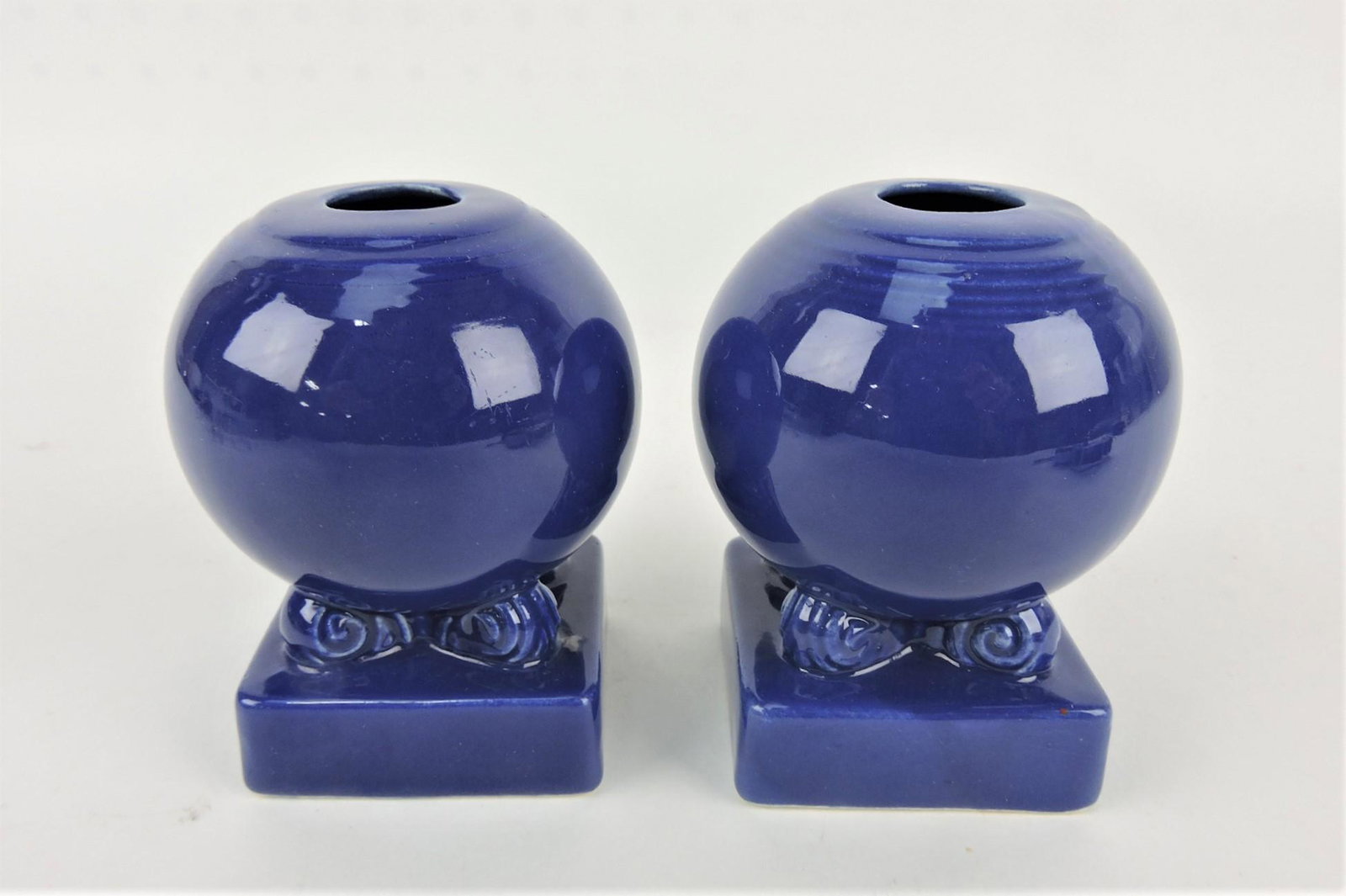 Fiesta pair of bulb candle holders, (1 of 1)