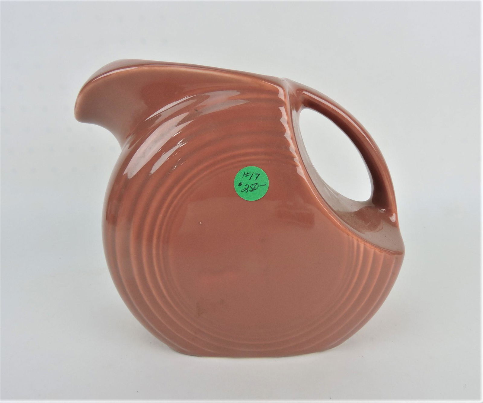 Fiesta disc water pitcher, (1 of 1)