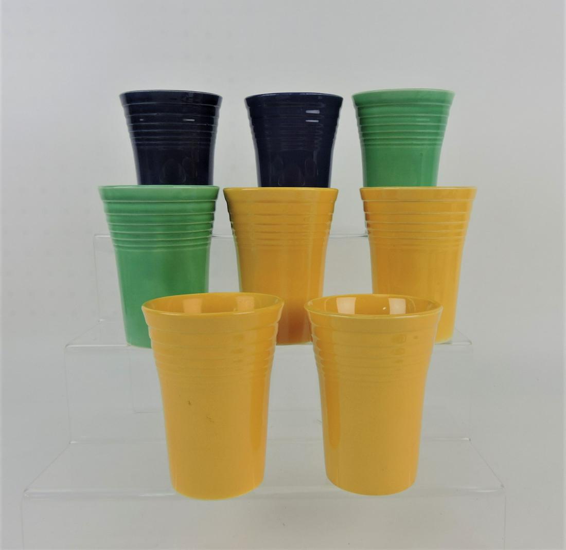 Fiesta water tumbler group,: 8 mixed