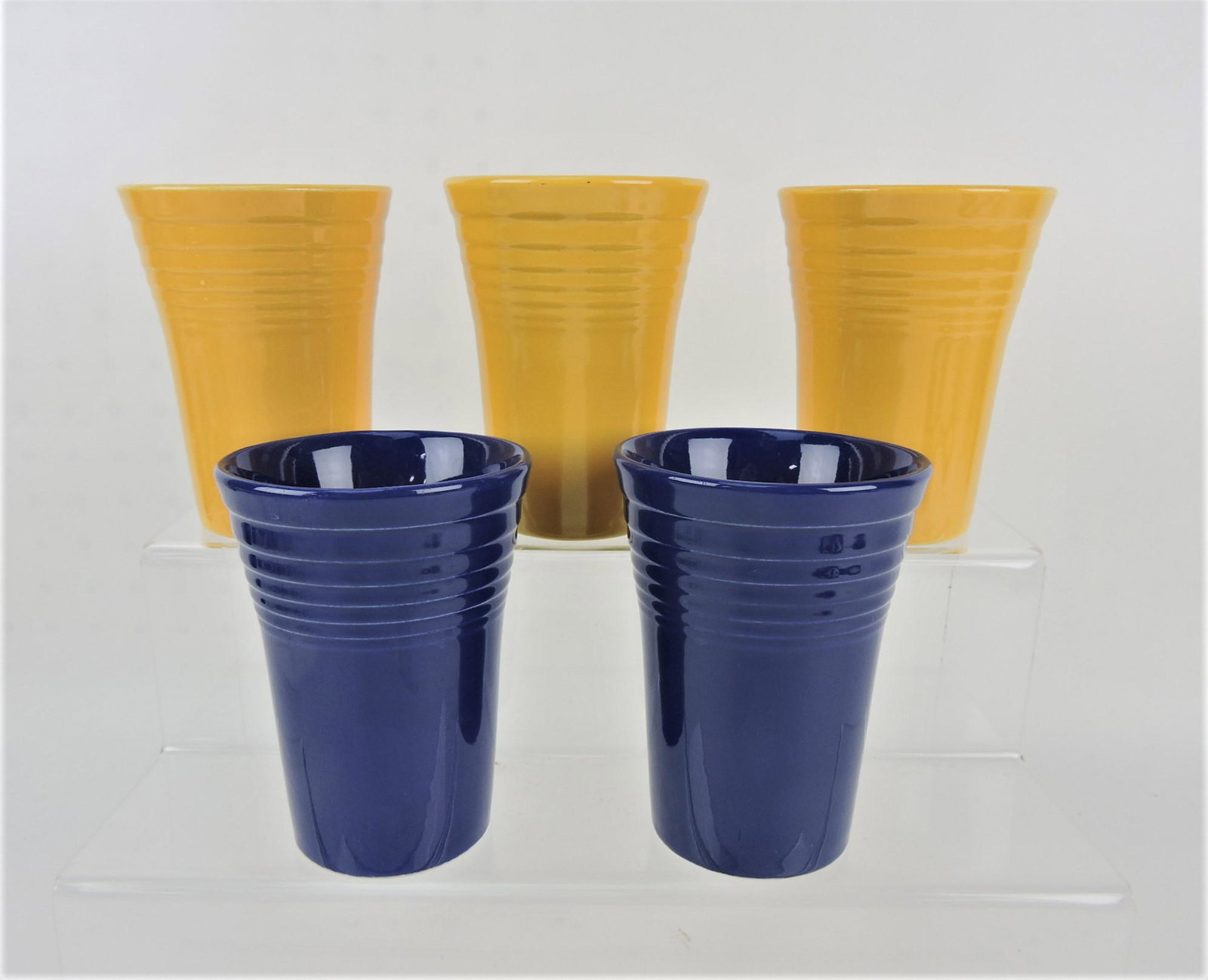 Fiesta water tumbler group,: 5 mixed