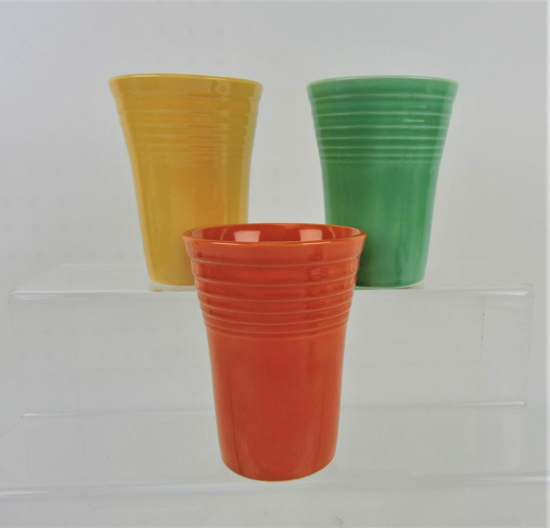 Fiesta water tumbler group,: 3 mixed